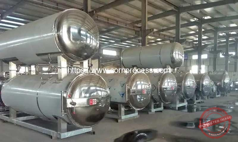 Water-Spray-Type-Packed-Corn-Kernel-Sterilizer-Retort